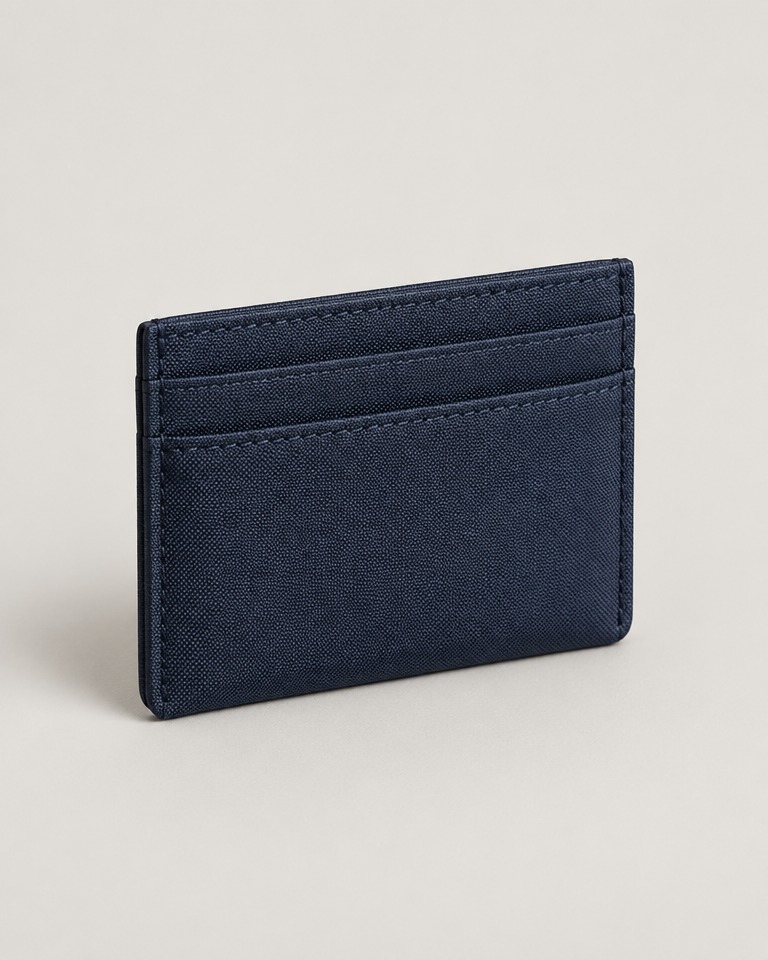 Nylon card holder · navy